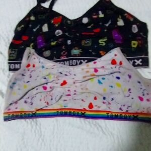 Tomboyx 3x bralettes imperfect see all photos for issues. Rainbow pride witches